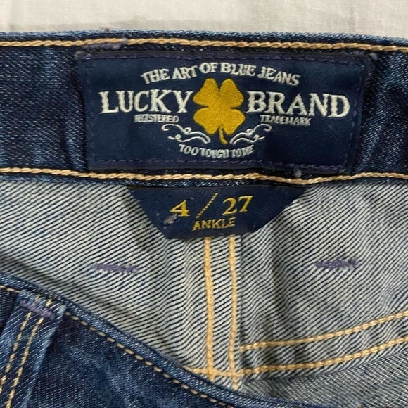 Lucky  Brand Cotton Blue Lola Skinny women’s jean size 27 - Picture 3 of 13